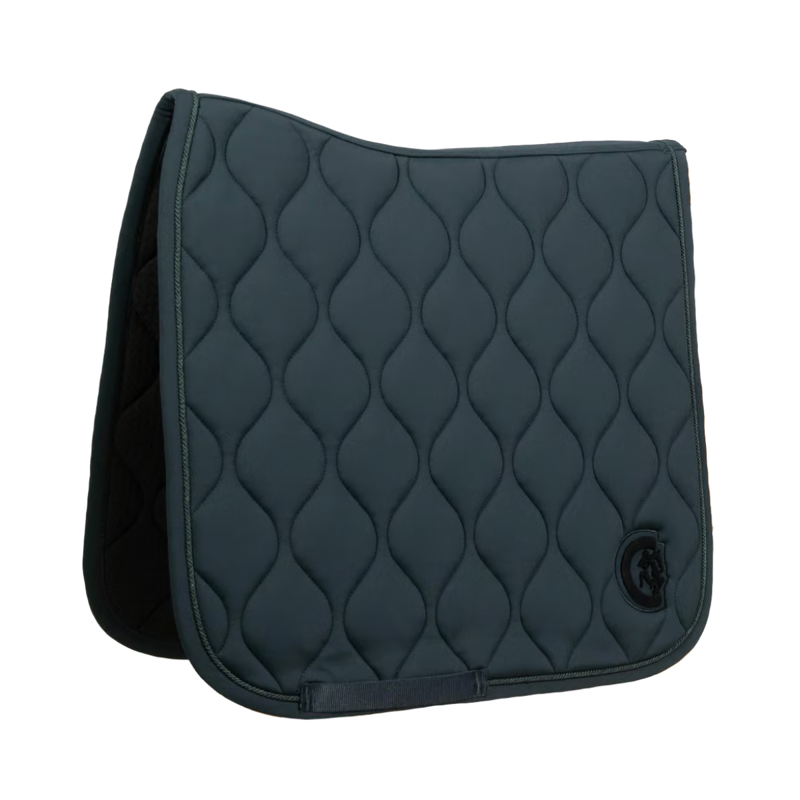 Kentucky Wave 3D Logo Dressage Saddlepad Full - Pine Green-4