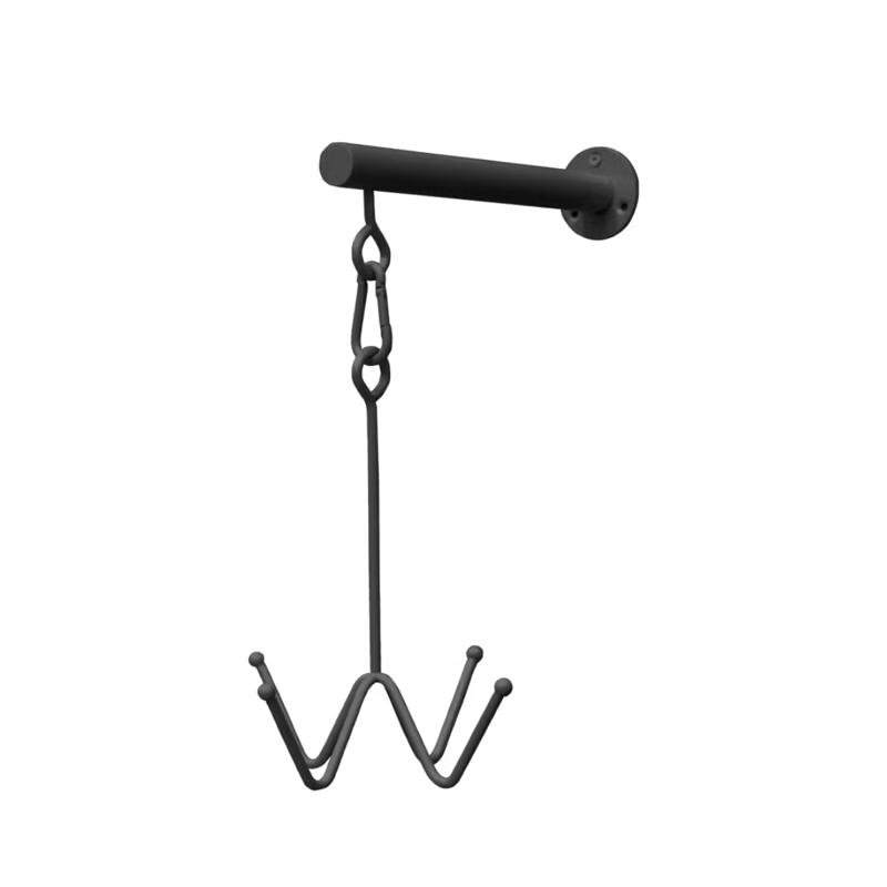 Grooming Deluxe Bridle Hook 4 Prong with Wall Attachment-3