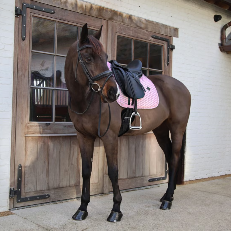 Kentucky Sammy Collection Dressage Saddlepad - Old Rose-3