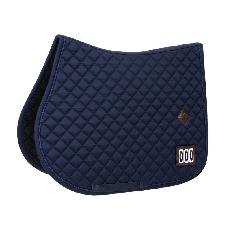 Kentucky Diamond 2 Number Competition Show Jumping Saddlepad Full - Navy-3