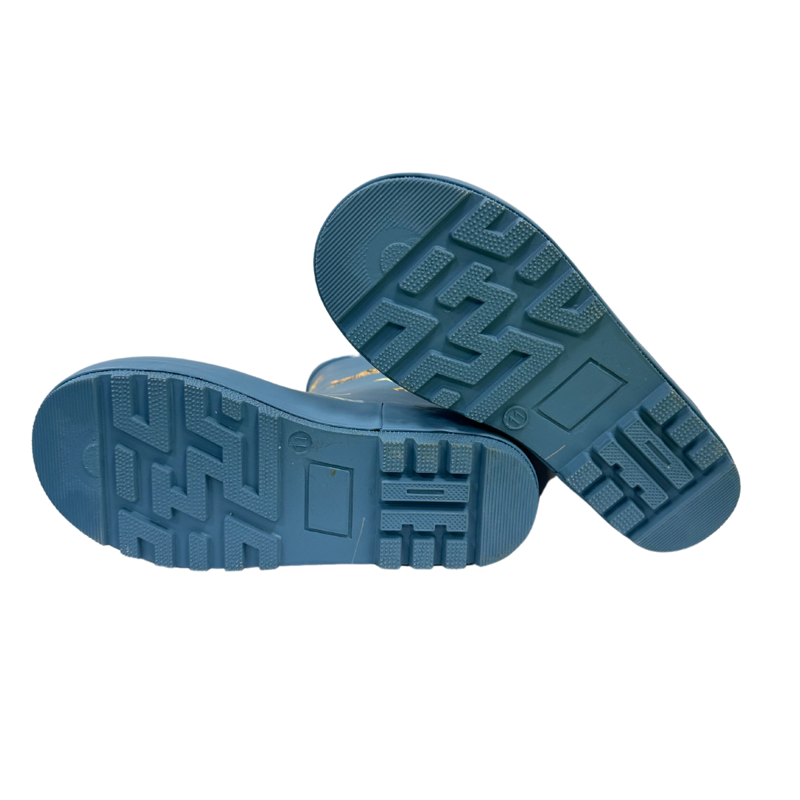 Sophie Allport Running Dogs Childs Wellingtons - Blue-3