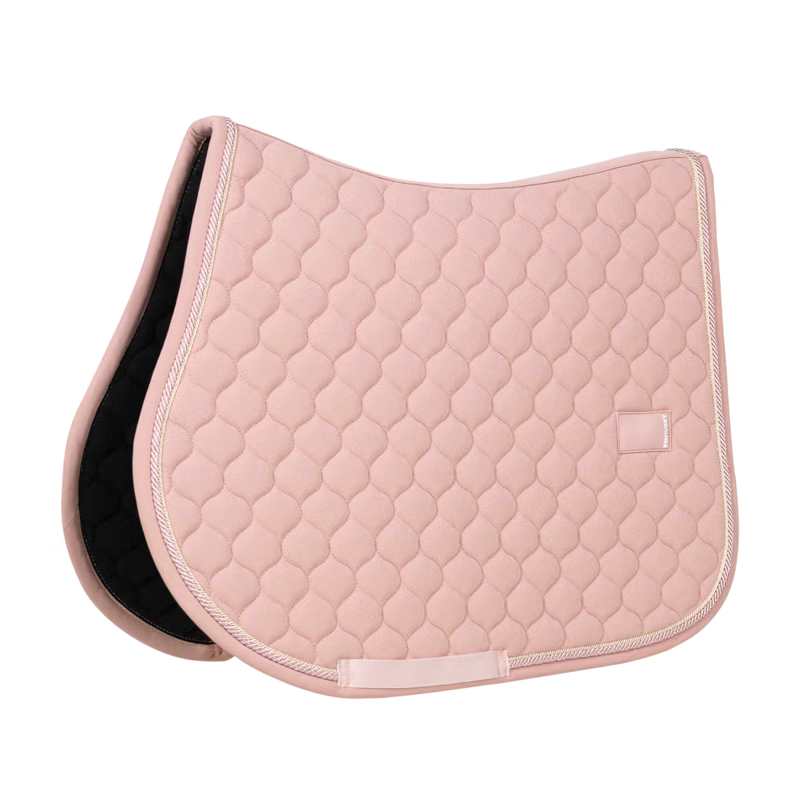 Kentucky Onion Quilt Rubber Logo Jumping Saddlepad Full - Old Rose-3