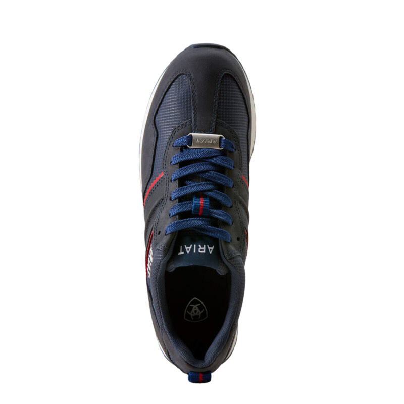 Ariat Women's Ranch Runner Waterproof Trainer  - Team Navy-4