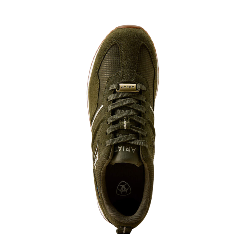 Ariat Women's Ranch Runner Waterproof Trainers - Olive Night-3