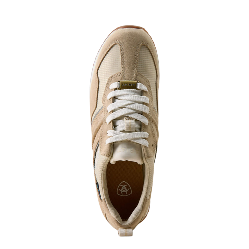 Ariat Women's Ranch Runner Waterproof Trainers - Cloud Cream-3