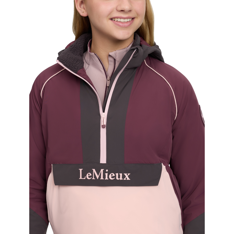 LeMieux Young Rider Bailey Waterproof Anorak - Bramble-5