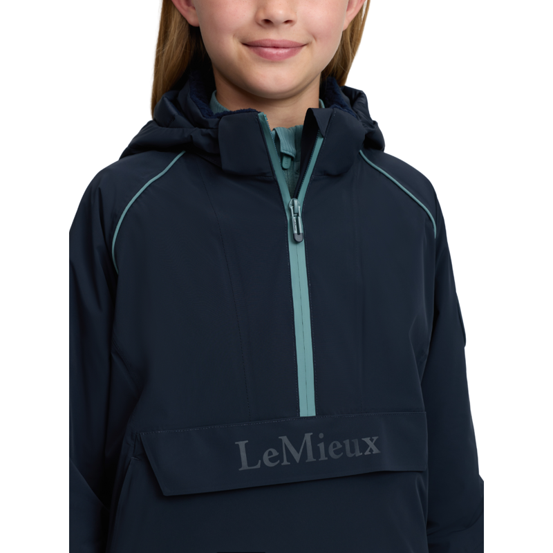 LeMieux Young Rider Bailey Waterproof Anorak - Navy-3