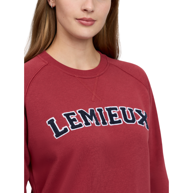LeMieux Vida Varsity Crew Sweat - Russet-2