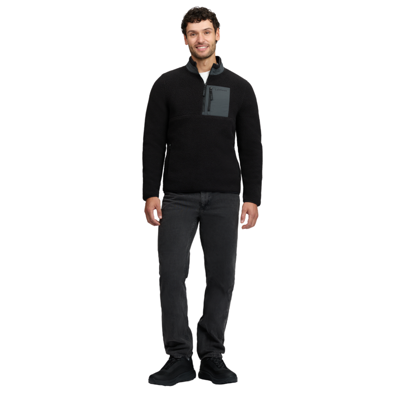 LeMieux Men's Borg Half Zip Sweat - Black-5