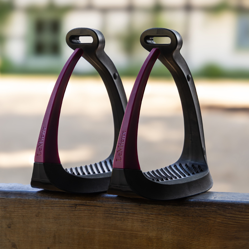 LeMieux VectorFlex Stirrup Arms - Blackberry-3