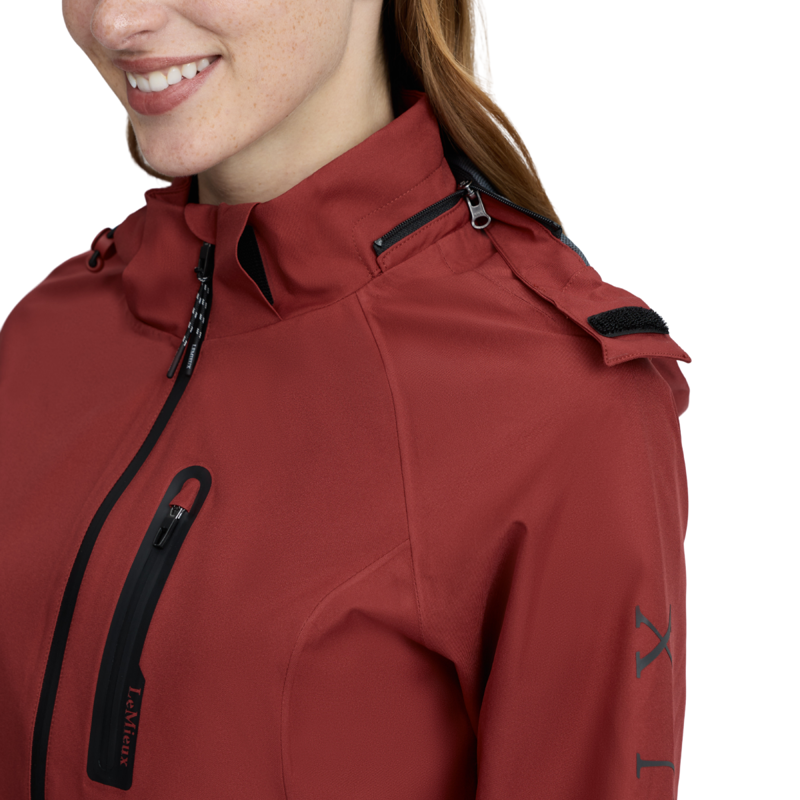 LeMieux Athena Waterproof Lightweight Jacket - Russet-3