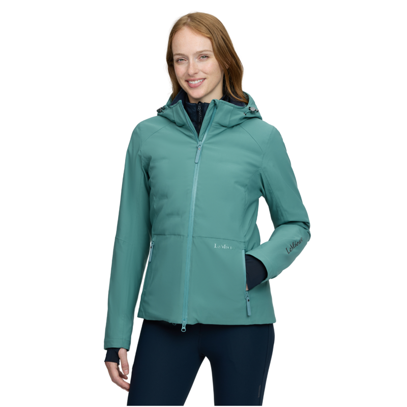 LeMieux Brooke 3 in 1 Waterproof Hybrid Jacket - Aloe-3