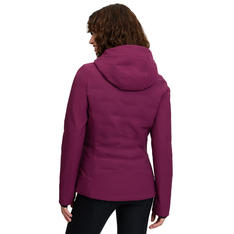 LeMieux Brooke 3 in 1 Waterproof Hybrid Jacket - Blackberry-3