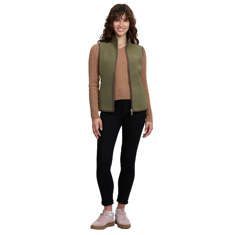 LeMieux Frankie Fleece Gilet - Willow Green-4