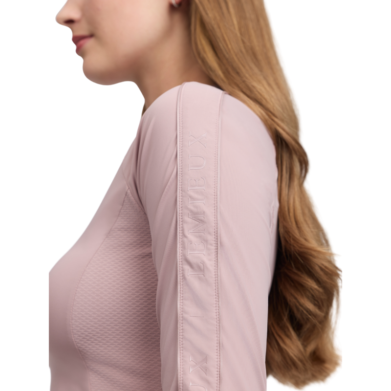 LeMieux Lisa Long Sleeve Base Layer - Wild Rose-2