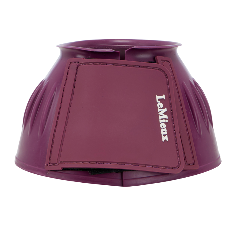 LeMieux Rubber Bell Boots - Blackberry-1