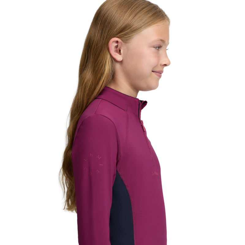 LeMieux Young Rider Classique Base Layer - Blackberry-2