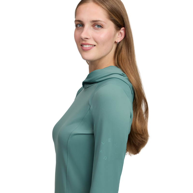 LeMieux Heidi Hooded Mid Layer - Aloe-4