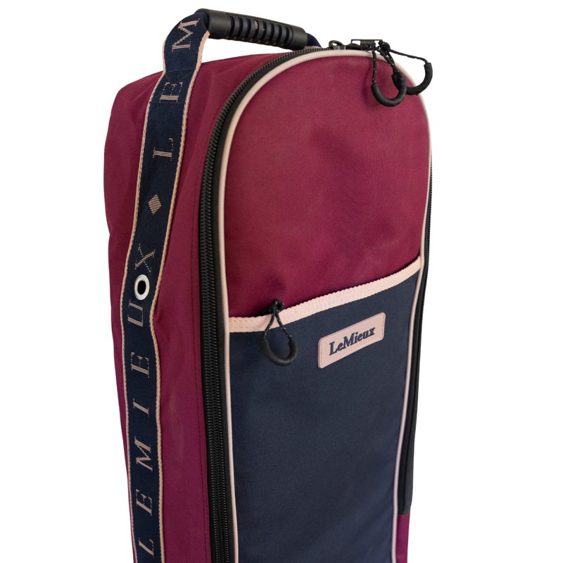 LeMieux Anatomical Bridle Bag - Blackberry-2