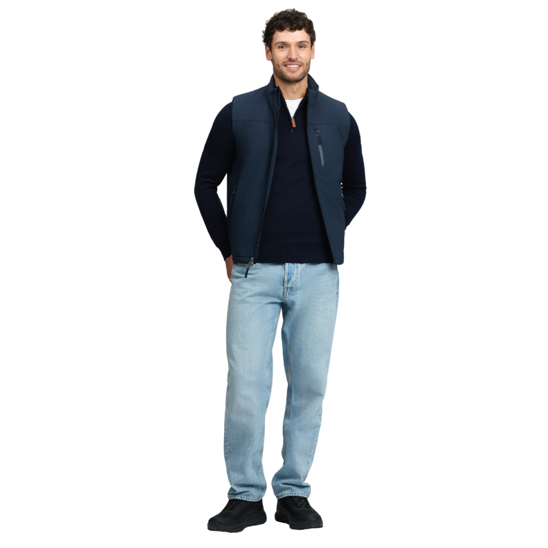 LeMieux Men's Midweight Insulated Gilet - Navy-3