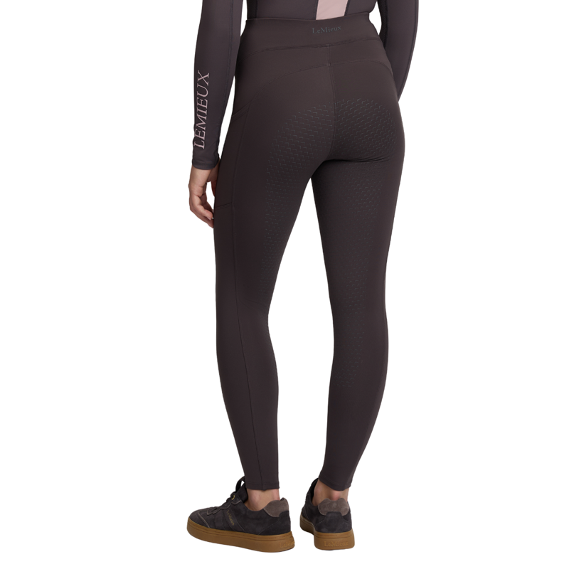 LeMieux Young Rider Nell Brushed Pull Ons - Cocoa-2
