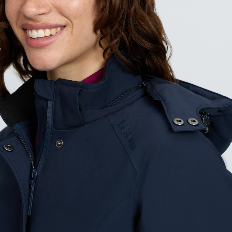 LeMieux Erin Waterproof Padded Coat - Navy-3