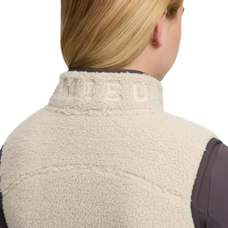 LeMieux Young Rider Trinity Teddy Gilet - Almond-4
