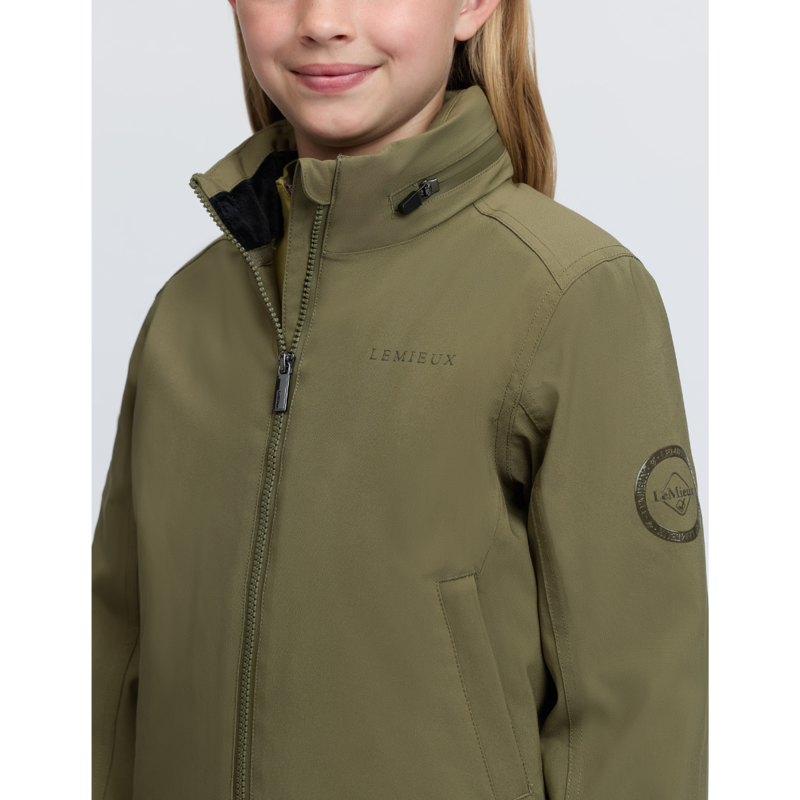 LeMieux Young Rider Clarissa Crew Jacket - Willow Green-3
