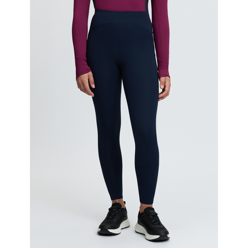 LeMieux Young Rider Nell Brushed Pull Ons - Navy-2