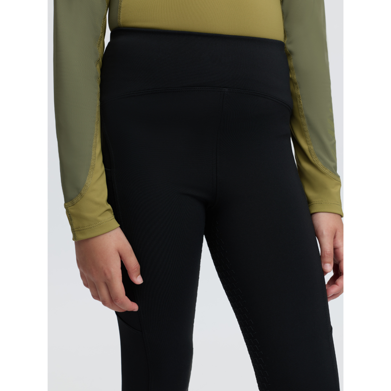 LeMieux Mini Nora Brushed Pull Ons - Black-2