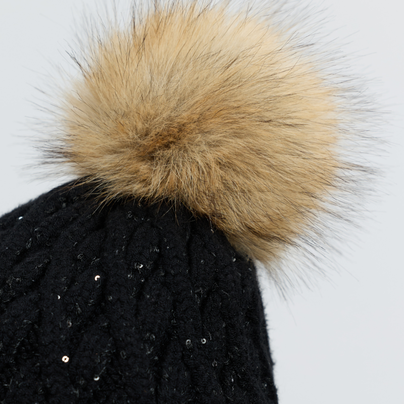 LeMieux Bernie Sequin Beanie - Black-3