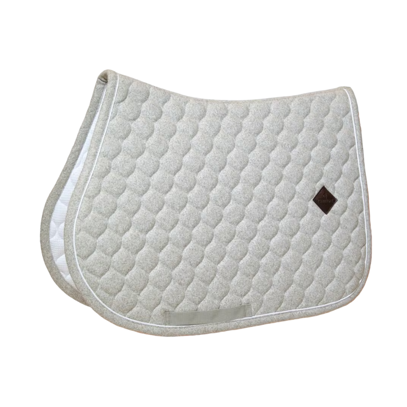 Kentucky Melange Jumping Saddlepad Full - Beige-3