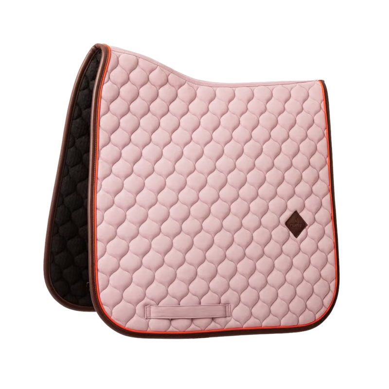 Kentucky Onion Quilt Neon Leather Dressage Saddlepad Full - Lavender-3