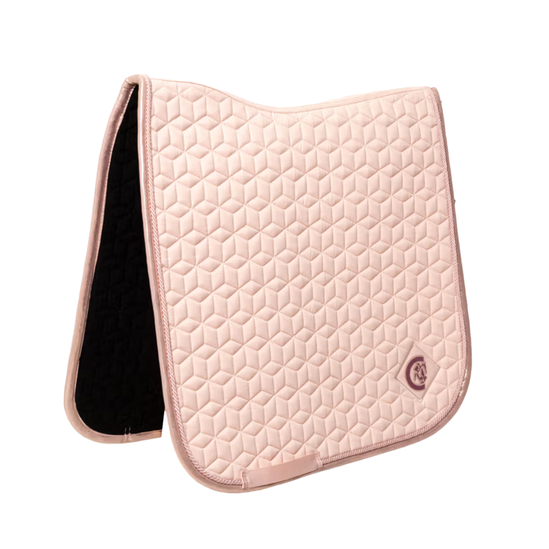 Kentucky Glitter Sparkling Dressage Saddlepad Full - Old Rose-3