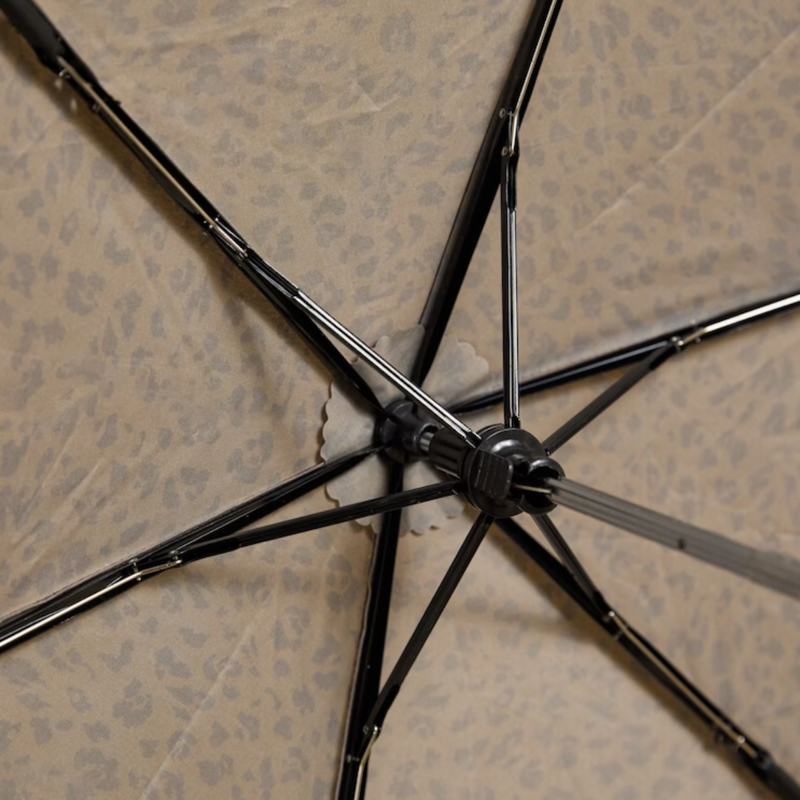 Joules Ladies Umbrella - Brown Leopard-3