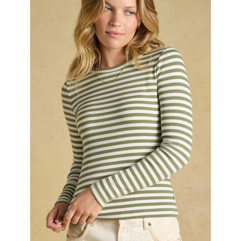 Joules Ladies Sophie T-Shirt - Khaki Green-3