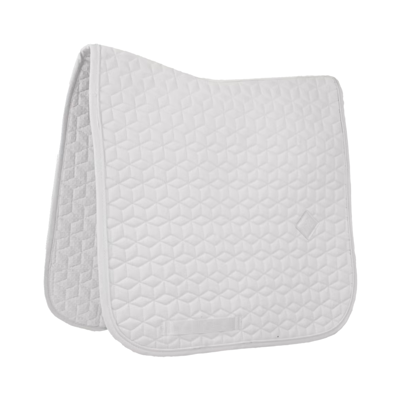 Kentucky Classic Dressage Saddlepad - White-3