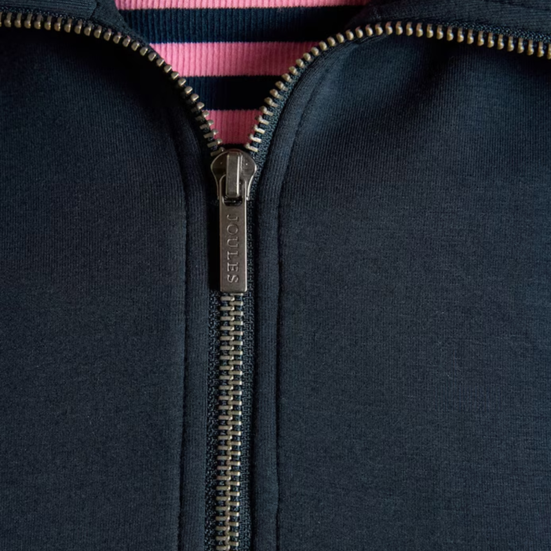 Joules Ladies Luxe Club Half Zip Sweater - Navy-4
