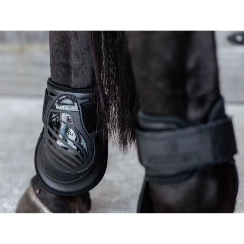 Kentucky Young Horse Deep Fetlock Boots Air - Black-3