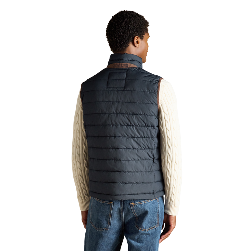 Joules Men's Heritage Padded Gilet - Navy-2