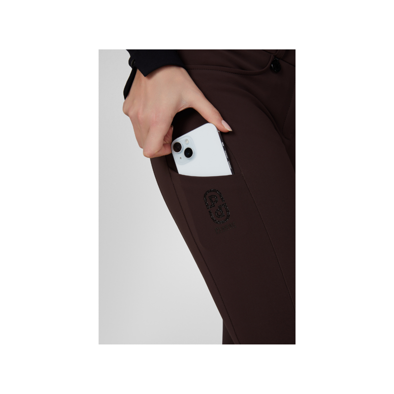 Pikeur Ladies Cantira Matrix GripTec Breeches - Chocolate Brown-2