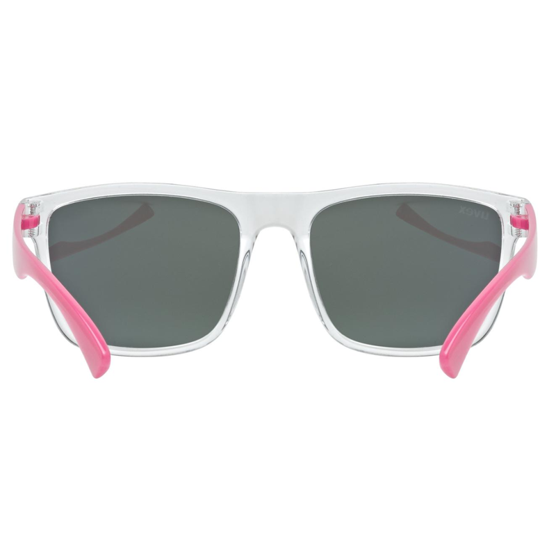 Uvex Rookie Junior Sunglasses - Clear/Pink-3