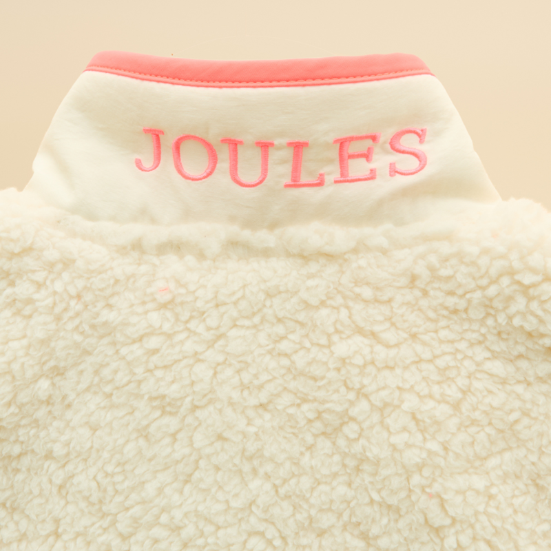 Joules Girls' Tilly Gilet - Cream-3