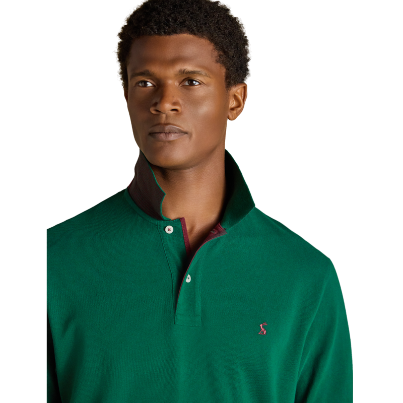 Joules Men's Woody Polo Shirt - Dark Green-2