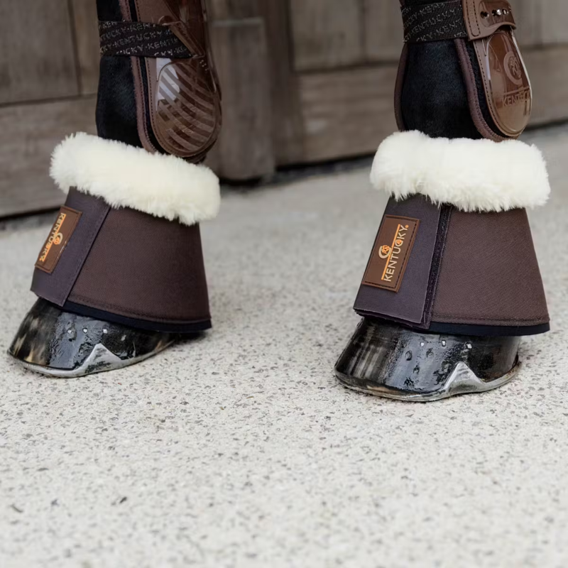 Kentucky Sheepskin Solimbra Overreach Boots - Brown-3