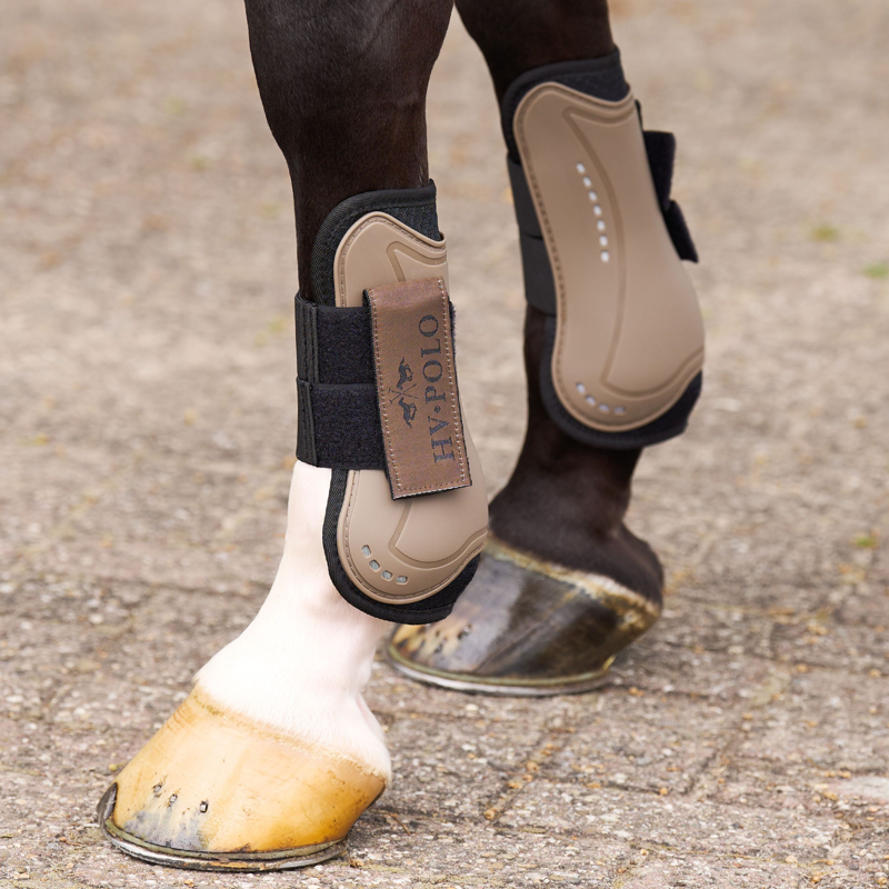 HV Polo Classic Tendon and Fetlock Boot Set - Straw-3