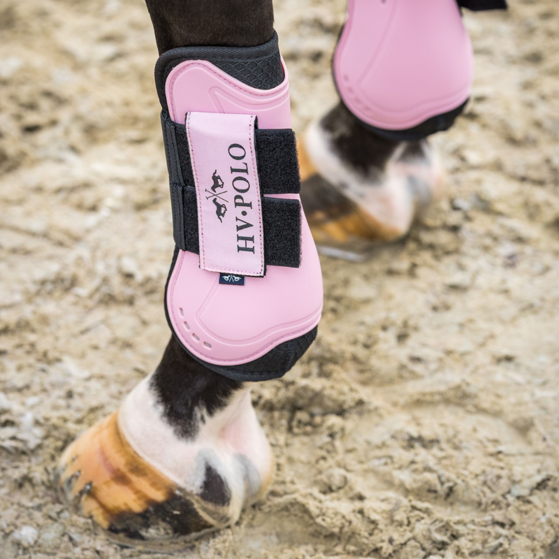 HV Polo Classic Tendon and Fetlock Boot Set - Pretty Pink-3
