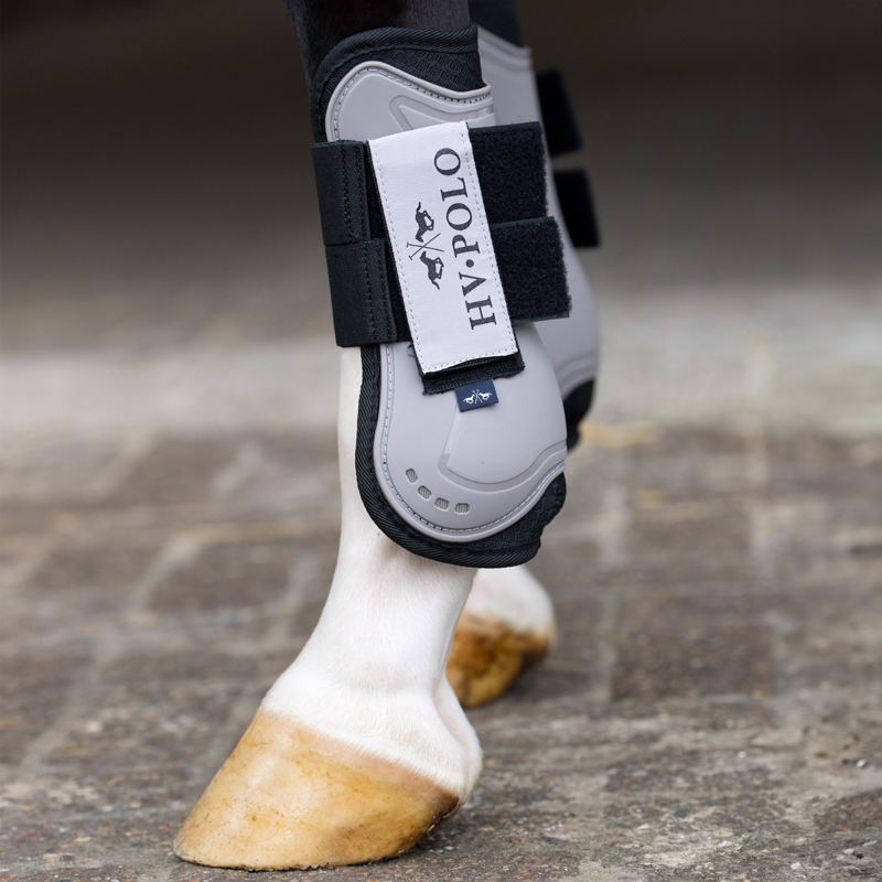 HV Polo Classic Tendon and Fetlock Boot Set - Pebble-3