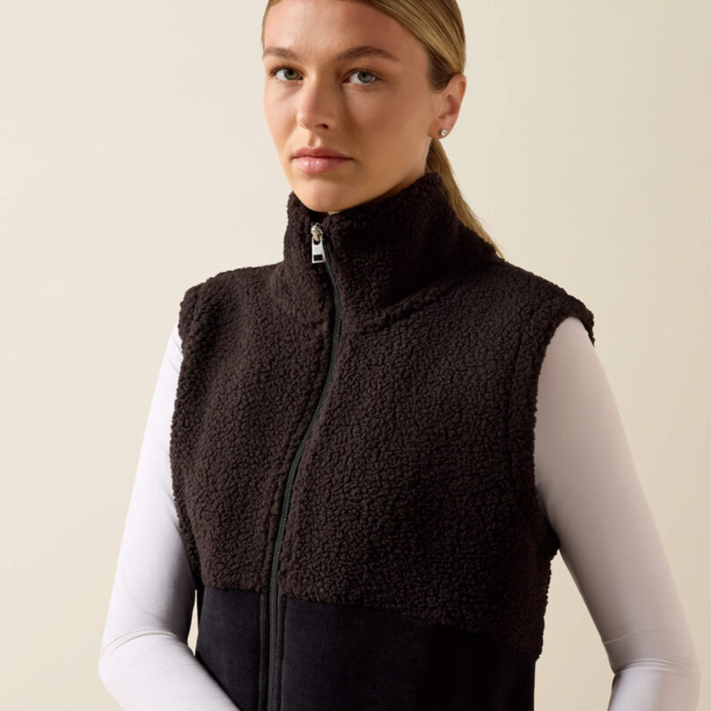 Ariat Women's Laviolette Full Zip Vest - Black-3