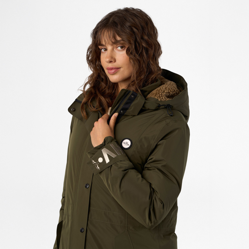 HV Polo Ladies Rosemary Parka - Forest Green-3